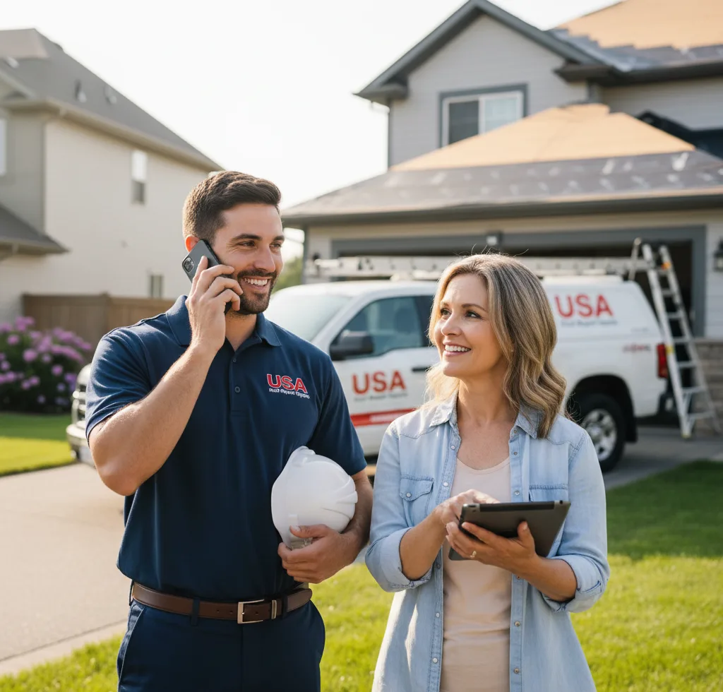 USA Roof Repair Experts customer support in Mccrory